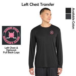 River Pigs Hockey Long Sleeve Performance Tee